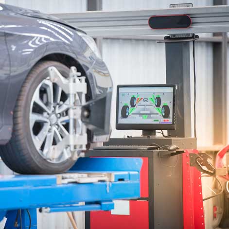 Hjulstillingskontroll