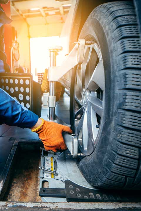 Hjulstillingskontroll